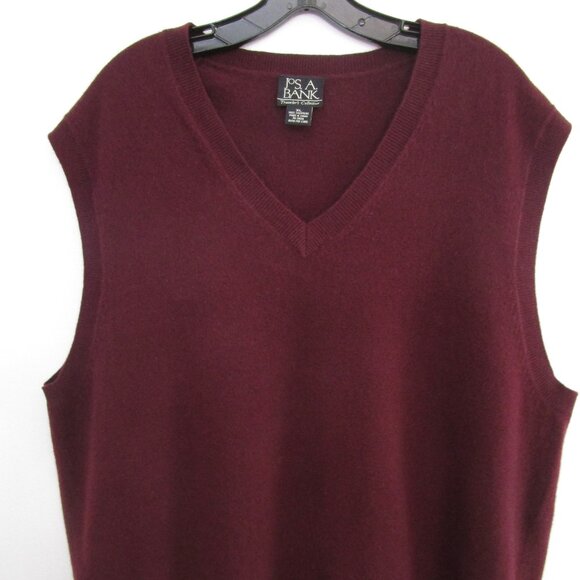 Mens CASHMERE V Neck Vest Grandpa Sweater Luxury - Picture 3 of 9